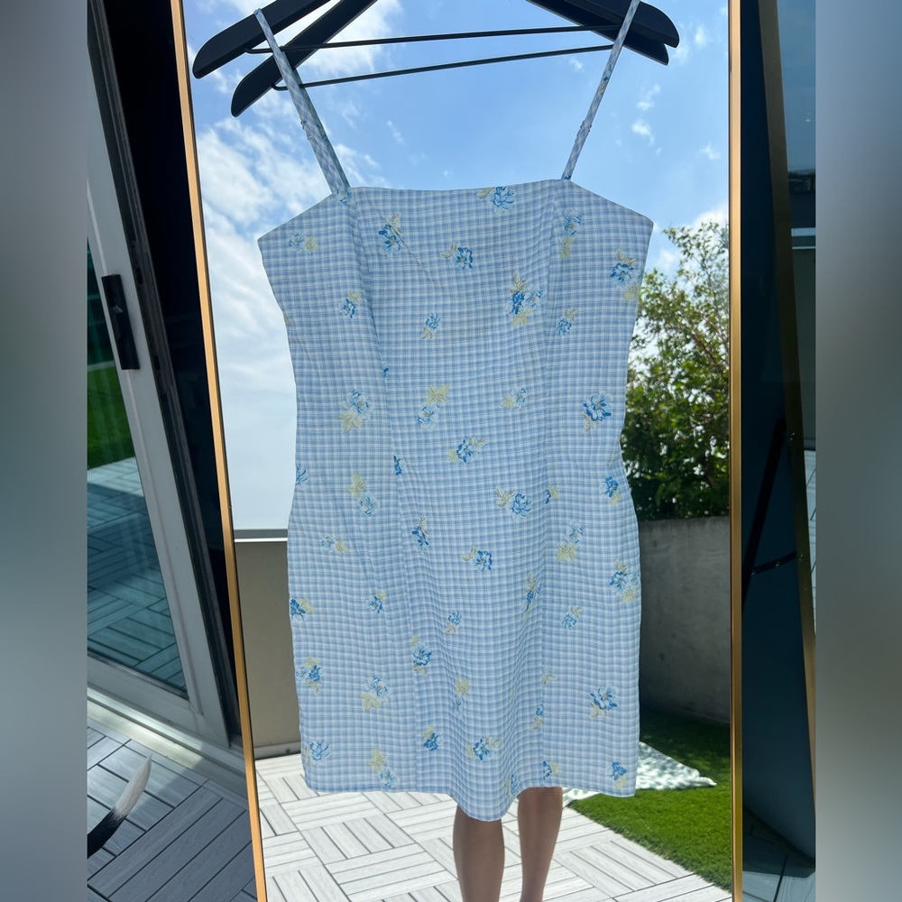 Revolve's Majorelle Pearson Dress in Polly Gingham